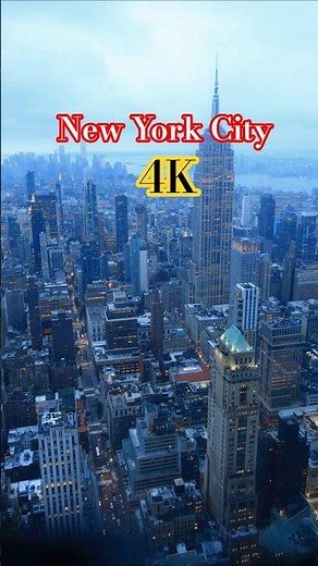 Flying Over New York City | Incredible NYC Aerial Views 4K #travel #newyork #nyc