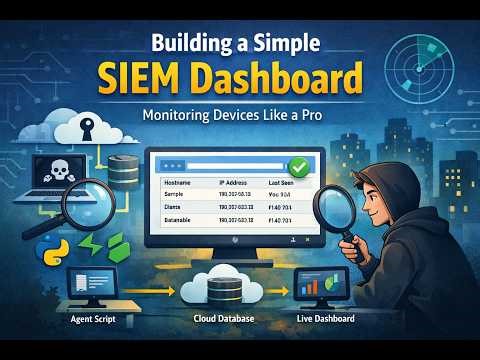 Build a Simple SIEM-Style Device Monitoring System (Python + Supabase + Streamlit)