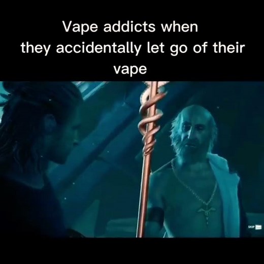 Vape addicts when they accidentally let go of their vape #memes #vape #addiction