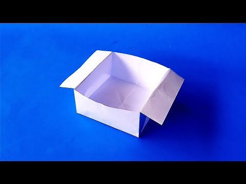 Cara membuat kotak sederhana dari kertas - Origami paper box