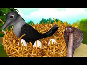 காகமும் பாம்பும் தமிழ் கதை | Tamil Stories for Children | Infobells