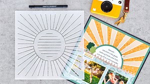 Radiate new ideas for doodles and journaling with the Sunny Days Journal Template! This template is a quick way to add interest to your projects and layouts with its sun and sun rays shapes — just trace the shapes onto layouts and crafts using a Dual-Tip Pen and share your sun-sational stories! US: https://bit.ly/3f3iiNu CA: https://bit.ly/3tuMTbT | Creative Memories
