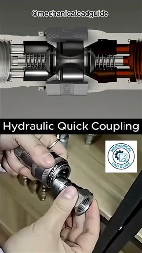 Hydraulic coupling #foryou #automobile #machine #machinedesign #viral #tools #engineeringdesign