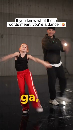 Dancers have their own language 😂