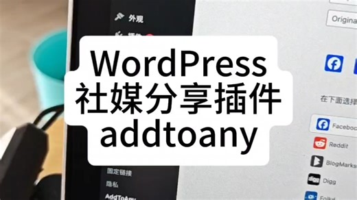 WordPress社媒分享插件addtoany#WordPress #wordpress外贸建站#wordpress教程 #wordpress插件
