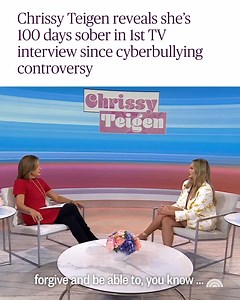 Chrissy Teigen shared that she has reached a sobriety milestone as she reflected on a cyberbullying controversy in which she apologized for her old tweets in a new interview on TODAY. Read more here: https://on.today.com/3vND8Ix | Today Show