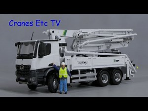 Conrad SCHWING-Stetter 36 X RaZor Concrete Pump by Cranes Etc TV