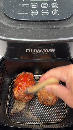 Easy Peasy Air Fryer Turkey Meatloaf | Drew Eats