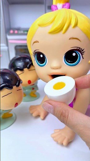 ASMR Unboxing Minniemouse & Shin Toy Set | Satisfying Toy Play with PyPyToys #shortvideo