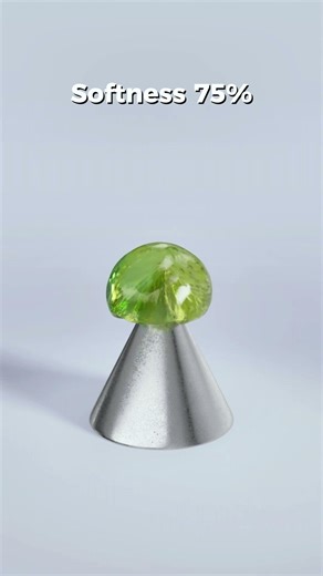 0% vs 100% Soft Body Simulation