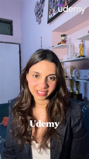 Vaani Chauhan on Instagram: "In today’s fast-changing world, sirf degree aur experience enough nahi hota. Career growth tab hota hai jab aap constantly new skills seekhte ho, especially Al aur tech ke area mein Jo log learning ko priority banate hain, wahi future ke liye khud ko strong aur relevant rakh paate hain t Online platforms jaise @udemy aapko flexible aur practical learning options dete hain — so you can grow at your own pace and stay ahead in your career Al skills, upskilling, online l