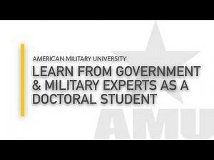 Learn from Government & Military Experts as a Doctoral Student | American Military University
