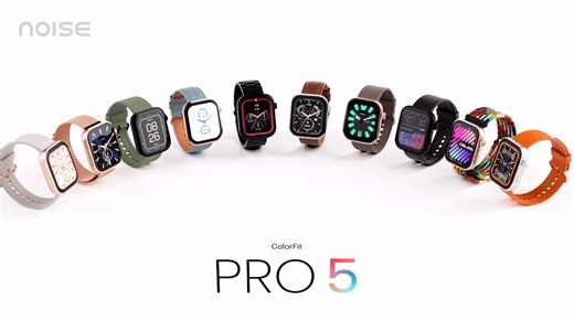 Noise ColorFit Pro 5 smartwatch with 1.85" AMOLED display, 7-day battery life & BT calling launched - Gizmochina
