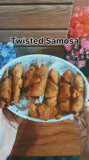 Twisted Samosa Recipe 😋 | without Maida | ‪@TryDelicious27‬ #shortvideo