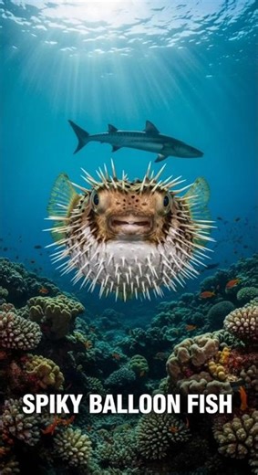 PORCUPINE FISH - Why Predators Fear This Fish | Shorts #animals