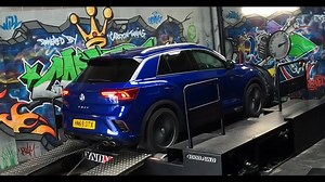Vw t-roc in today for a dyno run after have a stage one remap with us Now getting 355BHP and 543NM torque | Carlton Tuning Ltd