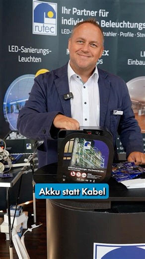 Das E Work Light – Baustellenbeleuchtung als Akku-Variante #elektrohandwerk #rutec #elektrobäcker