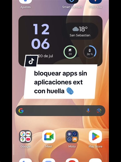 Cómo bloquear apps con huella digital sin apps externas 🔒📱 ¿Quieres bloquear tus apps con huella digital sin instalar nada extra? ¡Sí se puede y es más fácil de lo que crees! Protege tu WhatsApp, galería, notas, apps bancarias y más con tu huella, sin usar apps externas. 👆🧠 ✅ Más privacidad ✅ Sin instalar nada ✅ 100% nativo en muchos Android 🔧 ¿Cómo hacerlo? Ve a Ajustes > Privacidad > Bloqueo de aplicaciones Activa “Usar huella digital” y elige qué apps proteger 📲 Puede variar según tu mo