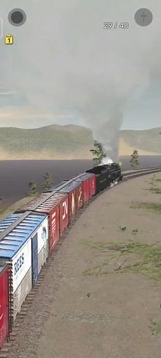 Fright Train Steam Engine | Trainz Simulator 3 Android Gameplay #shorts