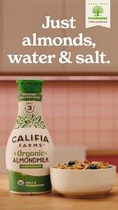 204 reactions · 13 shares | Almondmilk so simple, it’s nuts (and water and salt). | Califia Farms | Facebook