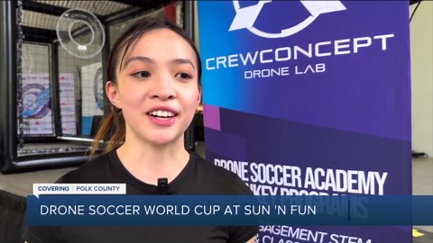International teams compete in SUN ‘n FUN drone soccer match
