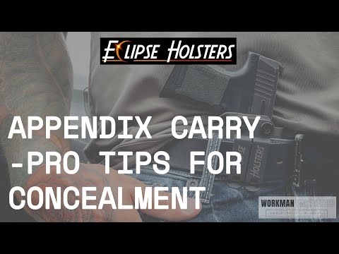 Appendix Carry - Pro Tips for Better Concealment