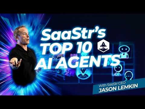 SaaStr's Top 10+ AI Agents: AI SDR, AI BDR, AI RevOps + More: The How, The Who, The Why