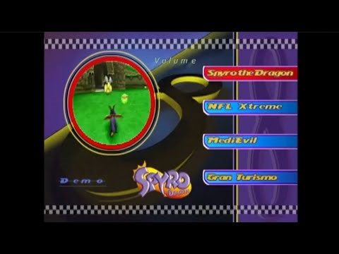 Interactive CD Sampler Disc Volume 8 - Sony PlayStation - Intro & Title Screen