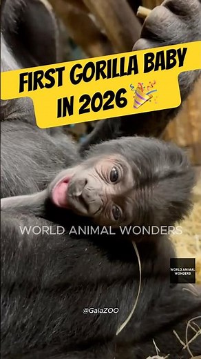 First Gorilla Baby of 2026!🎉