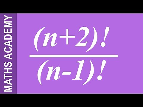How to simplify factorial expressions