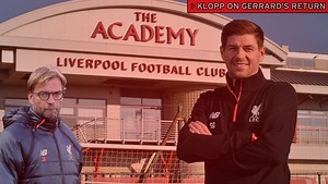 Klopp says the academy is ‘perfect’ for Gerrard to start managerial career