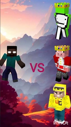 ☝️ Herobrine☠️vs Youtuber🔥 the epic battle of [MINECRAFT]