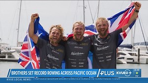 3 Scottish brothers break world record for rowing across the Pacific Ocean