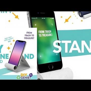 DIY Phone Stand from Recycled Materials in 5 Minutes | Easy Cardboard Crafts