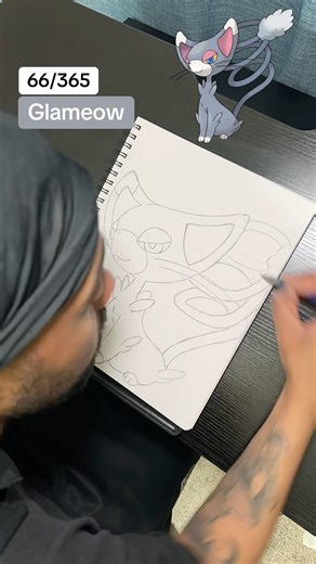 Drawing Glameow #drawing #pokemon #pokémon #mariahcarey #sinnoh #nintendo #gaming #pokemonart #art