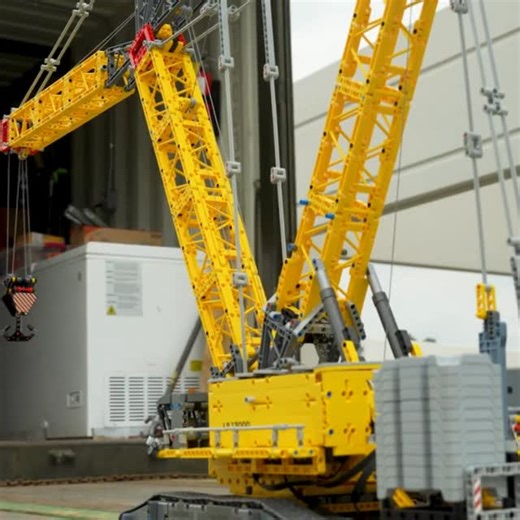 Nucor Vulcraft Verco | When a Vulcraft Verco teammate's son builds a working brick replica of an actual crane on a jobsite. Amazing! #vulcraftverco... | Instagram
