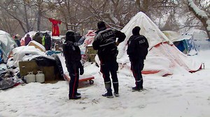 Encampment residents refuse to leave as site was supposed to be cleaned out