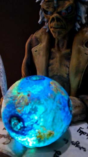 24K views · 1K reactions | Hand Painted 3D Printed Resin Figurine with USB powered colour changing led lighting. #metaleecacustomart #customfigures #eddieironmaiden #ironmaidenfigure #ironmaidenfanart #eddiethehead #figurecollection #custommade #ironmaidencollectors #ironmaidentribute #ironmaideneddie #TheClairvoyant #seventhsonofaseventhson #runforyourlives #tribute #metaleeca | Metaleeca Custom Art | Facebook