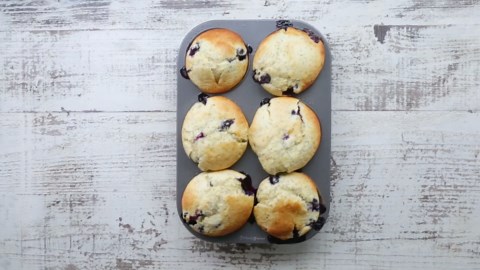 Lemon Blueberry Muffin Recipe with Chia Seeds