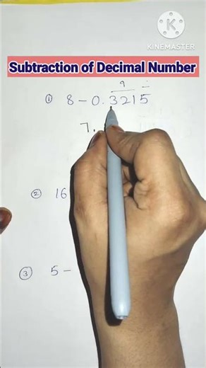Decimal Subtraction Trick 🔥 | Easy Maths for Beginners