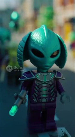 Kaye’s alien invasion on Lego city