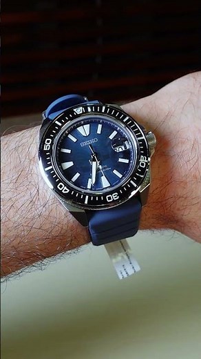 Seiko Samurai SRPF79 Save The Ocean Diver Watch - On The Wrist