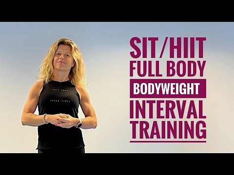 30 min SIT/HIIT interval training bodyweight (Stacy Sims) || Workout by AC