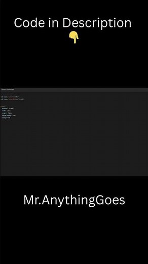 Animated Cursor Effect Tutorial | Web Dev Tricks