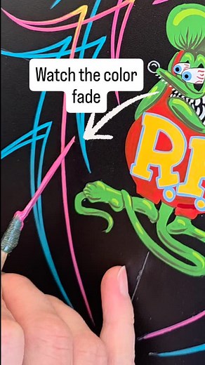 Another day, another Fink. 📢COME TO THE RAT FINK REUNION AT THE ROTH MUSEUM IN MANTI, UT JUNE 5-7📢 #pinstriping #ratfink #ratrod #carshow #semitrucks #hotrod #motorbike | Kustom Glitz