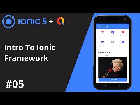 Ionic 5 Tutorial #5 - Intro To Ionic Framework