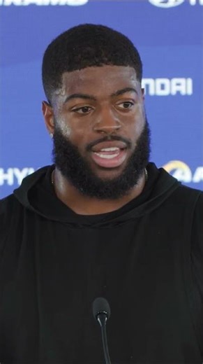 Respecting great pass rushers like Aidan Hutchinson 😤 #rams #nfl #shorts