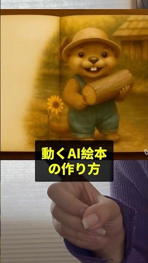 スマホで簡単！動くAI絵本の作り方教えます