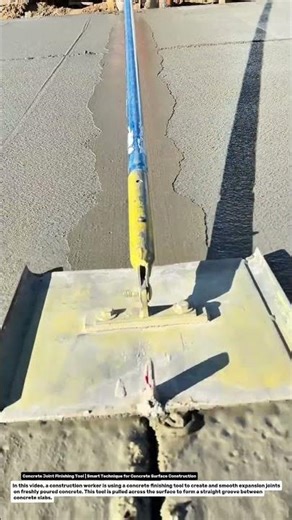 Concrete Joint Finishing Tool | Smart Technique for Concrete Surface Construction.