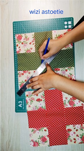 disapearing nine patch🤗🤗 #sewingtutorial #quilting #patchwork | Wizi Astoetie New